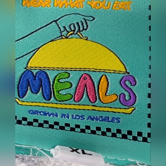 Meals Chef Top in Blue Cheese Size XL - Picture 4 of 5